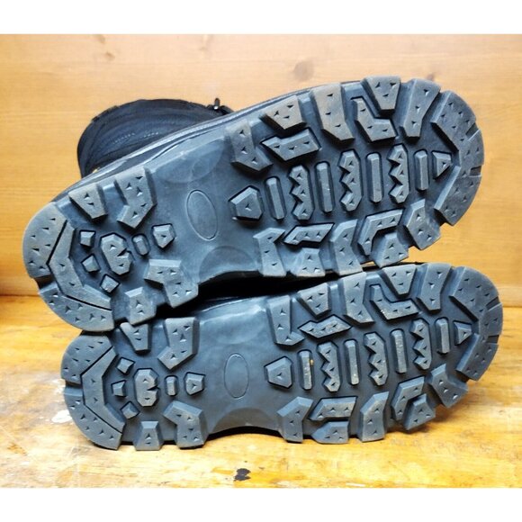 Men's Sz 10 Hi-Tec Snow Peak 200 Wp High-Top Leather 10" Boot Lined Black w/box - Picture 4 of 7